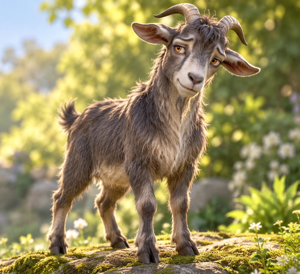 Rook the goat